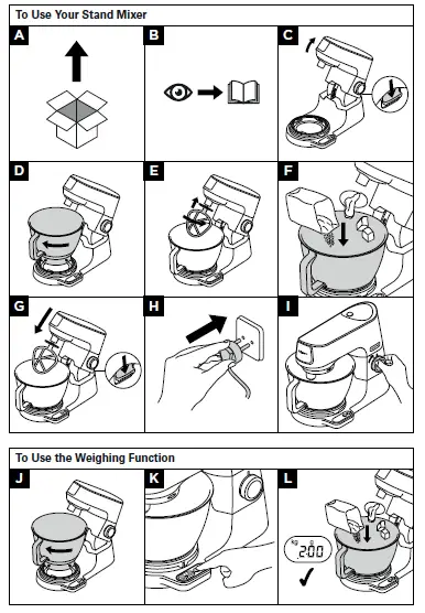 KENWOOD TYPE KVL85 Titanium Chef Baker Xl Planetary 7-FIG-2