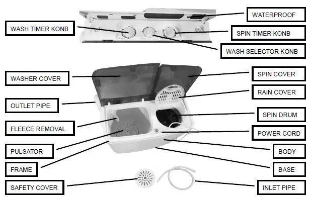COSTWAY-13Lbs-Portable-Compact-Mini-Twin-Tub-Washing-Machine-1