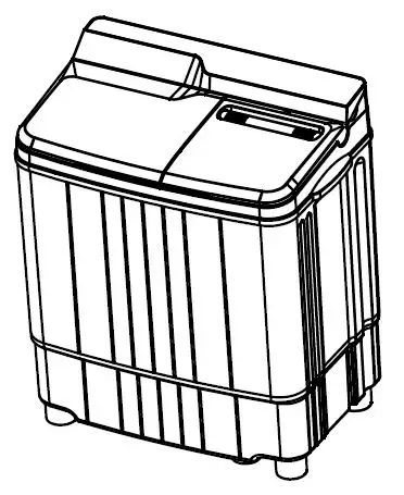 COSTWAY-13Lbs-Portable-Compact-Mini-Twin-Tub-Washing-Machine-PRODUCT