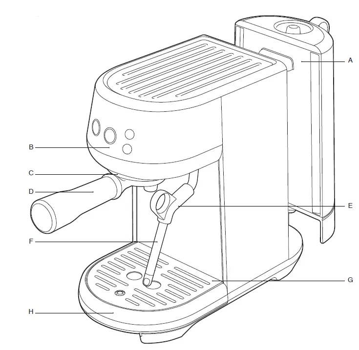 Sage SES450 The Bambino Edelstahl FIG 1