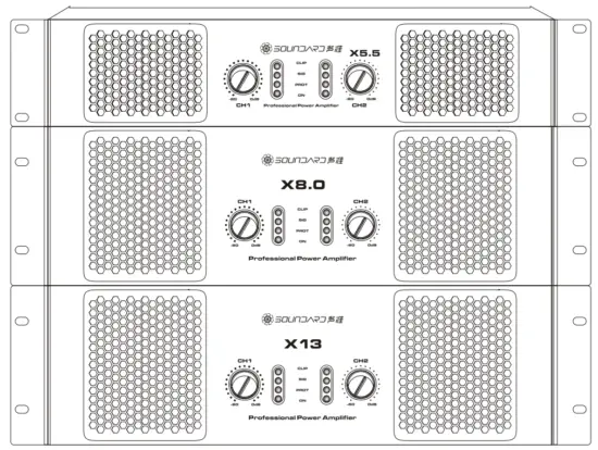 SOUNDARD X Series Power Amplifier
