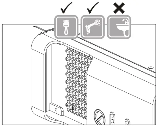 SOUNDARD X Series Power Amplifier - Cleaning guide