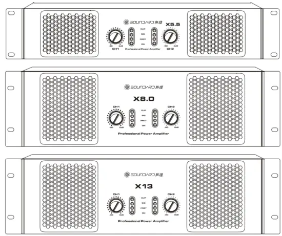 SOUNDARD X Series Power Amplifier - fig