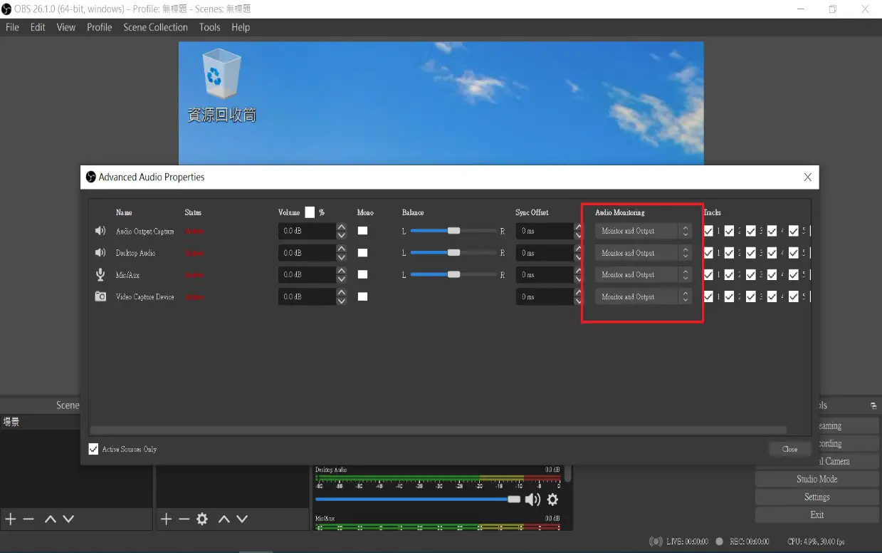 pengo 8RGRA H01C01S0PE HDMI to USB C 4K Grabber - Audio Setting 5
