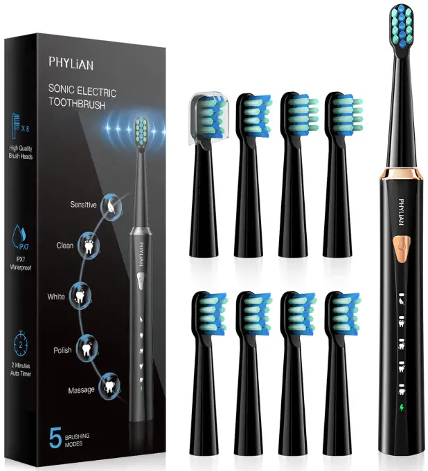 PHYLIAN HH06007 Sonic Electric Toothbrush for Kids