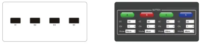 DONNER EC3300 STARRYKEY 25 MIDI Keyboard Controller with PP and Electronic Components - ASSIGNABLE BUTTON