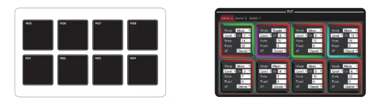 DONNER EC3300 STARRYKEY 25 MIDI Keyboard Controller with PP and Electronic Components - fig