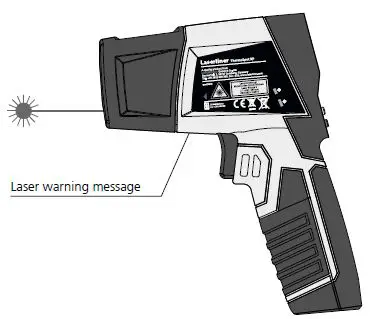 Laserliner-082 043-Thermo-Spot-XP-Infrared-Thermometer-FIG-1