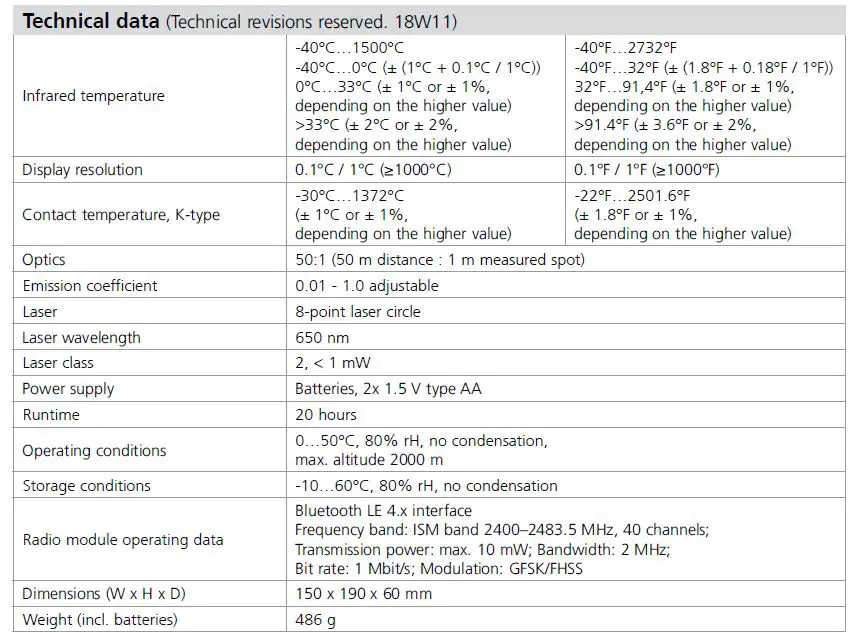 Laserliner-082 043-Thermo-Spot-XP-Infrared-Thermometer-FIG-24