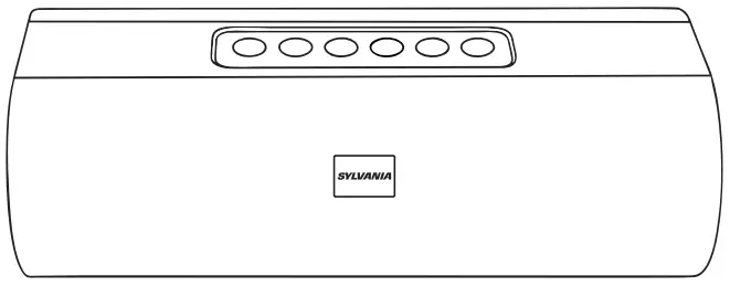 Sylvania SP495 Bluetooth Tube Fm USB speaker-fig1