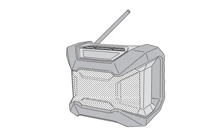 Hikoki Ur18da 18v Cordless Radio Instruction Manual