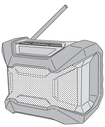 HiKOKI UR18DA 18V Cordless Radio-fig1
