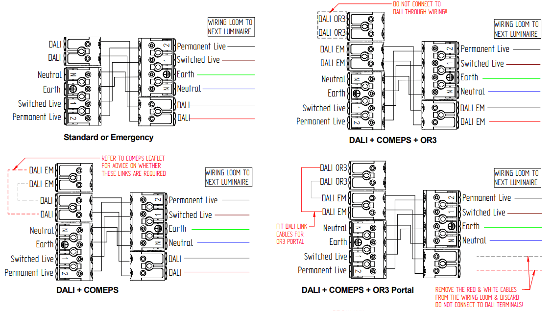 Whitecroft lighting SNPCH121W Selene 2 Suspended LED Luminaire - Continuous