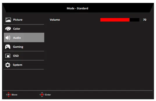 Acer LCD Monitor - Audio