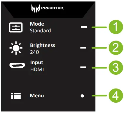 Acer LCD Monitor - Main page
