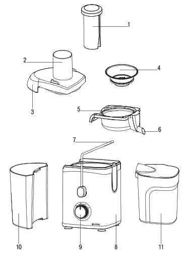 VITEK Juice Extractor