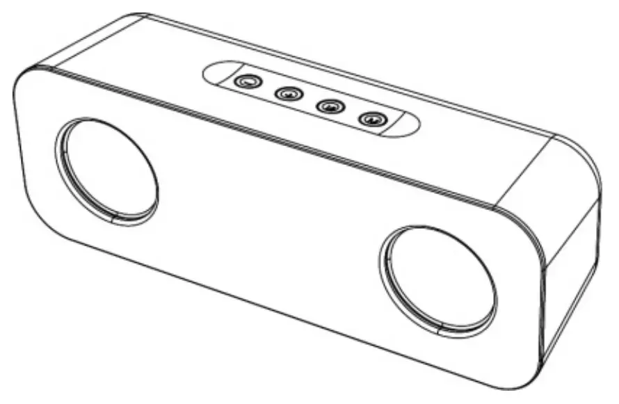 Speakers AE0204 Portable Wireless Speaker