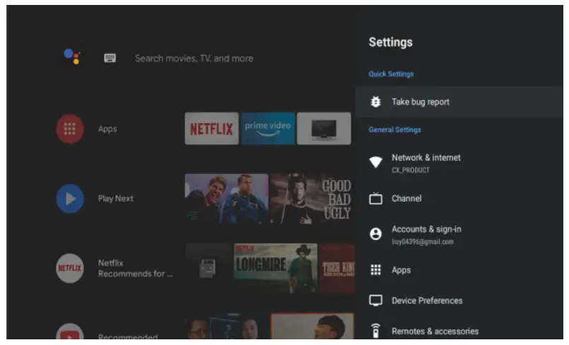 kogan RQ9510 55 Inch 4k UHD HDR Smart TV - Google app 11