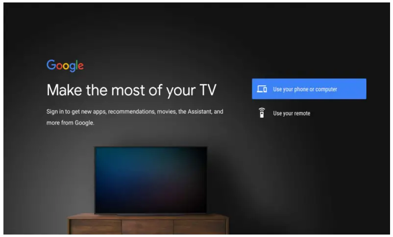 kogan RQ9510 55 Inch 4k UHD HDR Smart TV - Google app 3