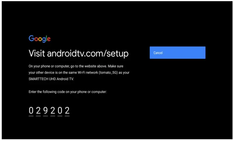 kogan RQ9510 55 Inch 4k UHD HDR Smart TV - Google app 4