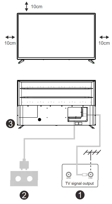 kogan RQ9510 55 Inch 4k UHD HDR Smart TV - TV INSTALL AND CONNECT