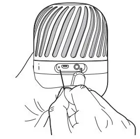 LG Portable Bluetooth Speaker Owner’s Manual - Press the reset hole using an object like a thin pin