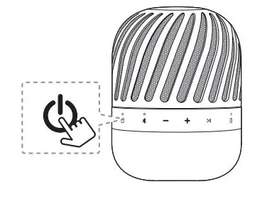 LG Portable Bluetooth Speaker Owner’s Manual - Using power button