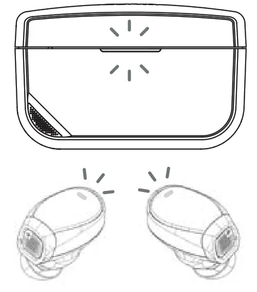 GENKI HTGW Waveform Earbuds - light