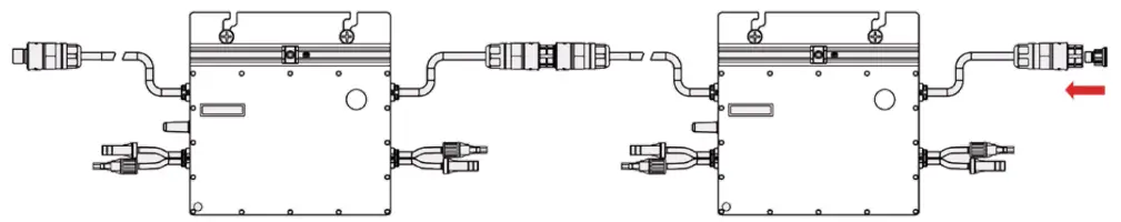 hoymiles HM 800 Series 2 to 1 Micro Inverter - last microinverter
