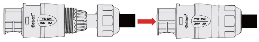 hoymiles HM 800 Series 2 to 1 Micro Inverter - screw on Part
