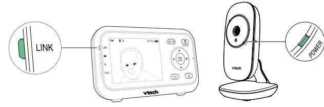 vtech VM3252 Video Monitor User Guide - Status check
