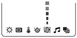 vtech VM3252 Video Monitor User Guide - sensitivity of your baby unit