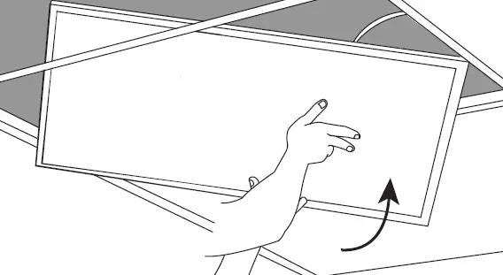 AURORA EN-FP1230CDA Rectangular 1195 x 295mm LED Flat Panel 10