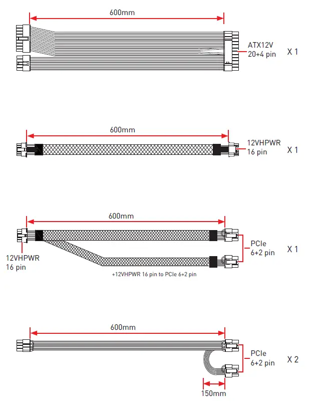 msi MPG A1000G PCIE5 Power Supply Unit fig (1)