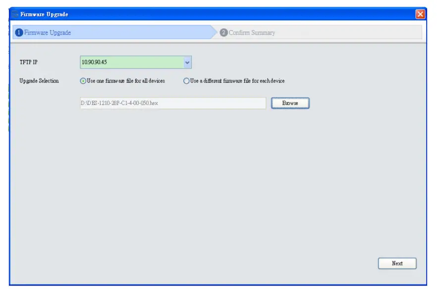 D-Link DGS-1250 A1 Series Firmware - Upgrade using Web8