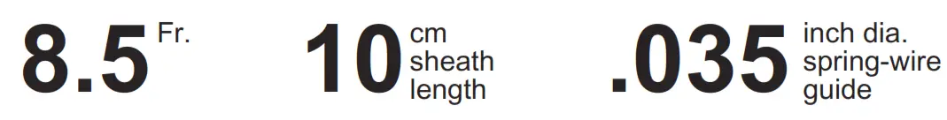 Teleflex SI 09875 E Percutaneous Sheath Introducer Set - fig