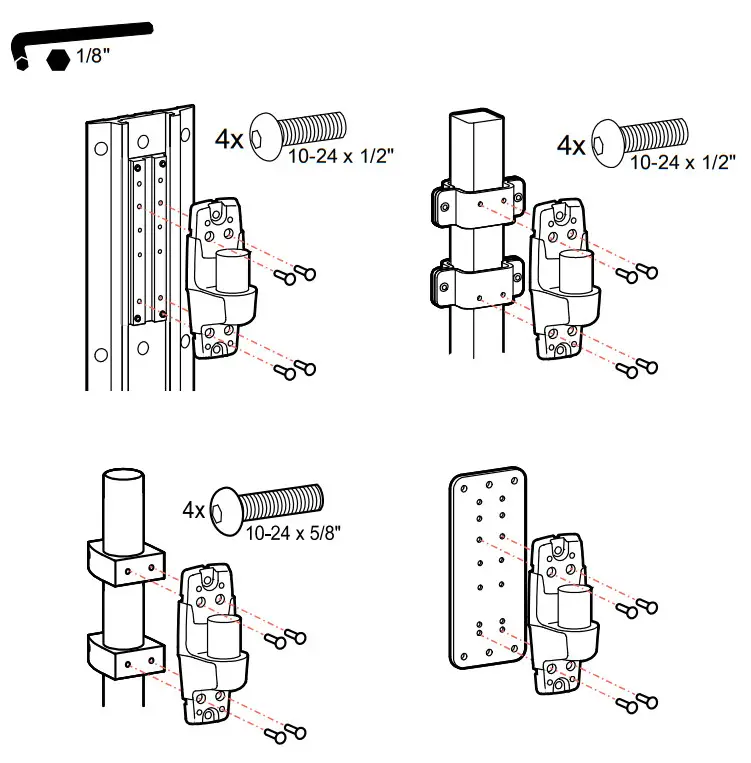 ergotron LX Sit Stand Wall Keyboard Arm - Fig 16