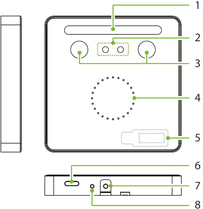 ZKTeco KF1000 Series Face Reader 01