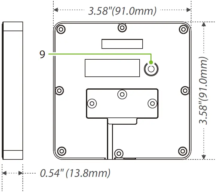 ZKTeco KF1000 Series Face Reader 02