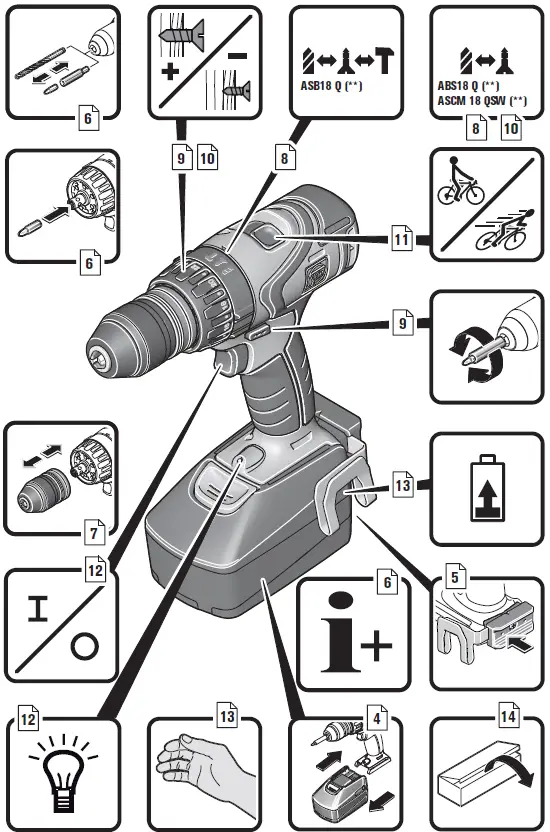FEIN ABS18 Q 2-Speed Cordless Hammer Drill-2