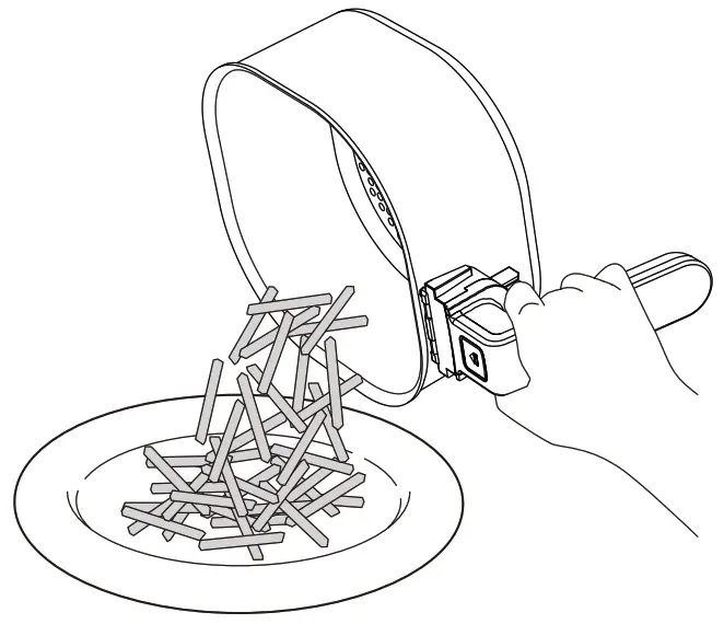deco chef DCDCDAIR05 Air Fryer - basket contents