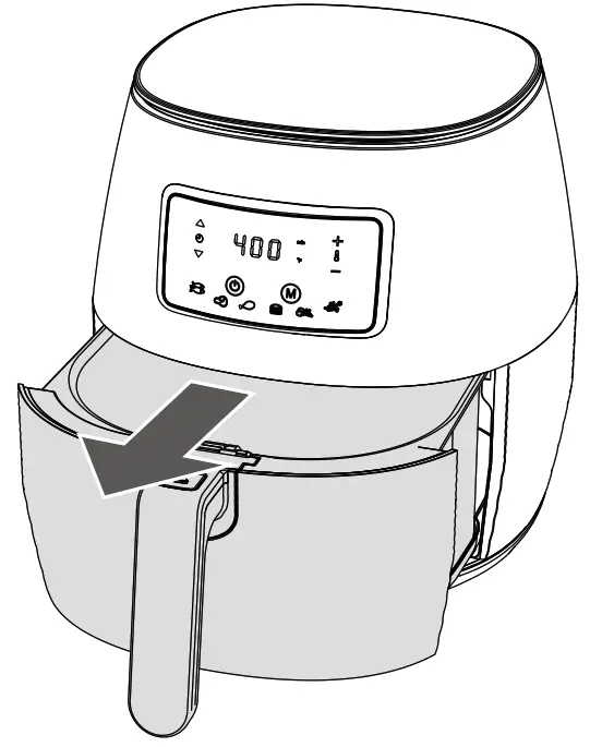 deco chef DCDCDAIR05 Air Fryer - pan