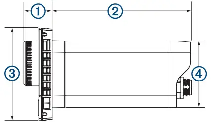 FUSION Apollo MS-RA670 -Stereo Dimension Drawings