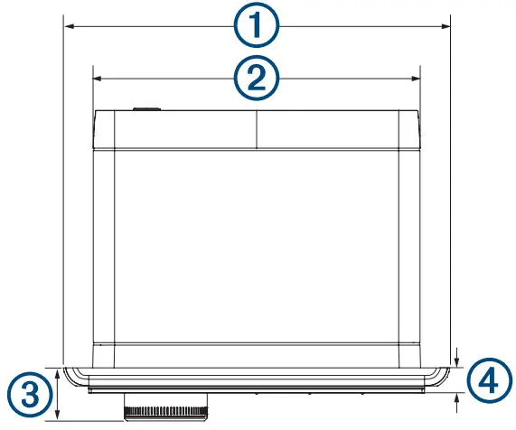 FUSION Apollo MS-RA670 -Top Dimensions
