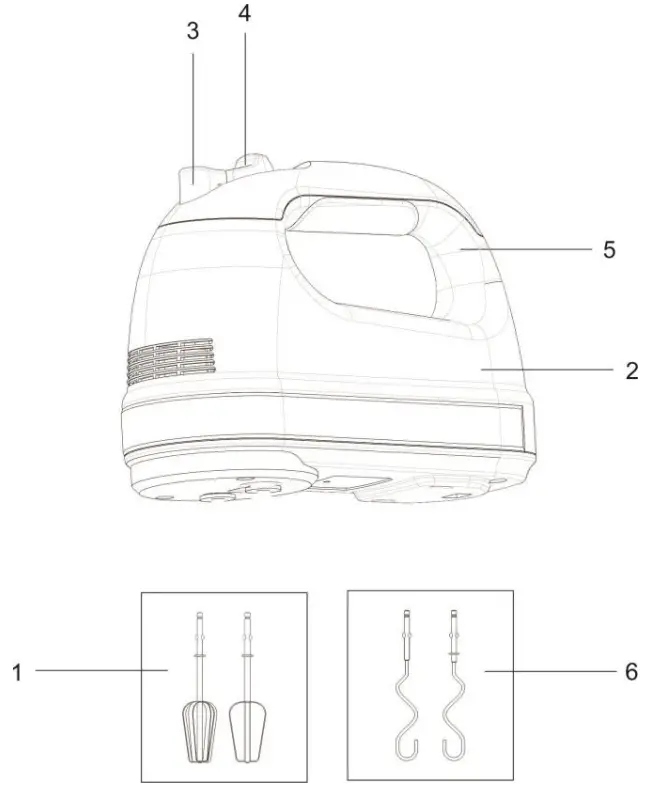 SCARLETT SC-HM40S10 Hand Mixer-FIG2
