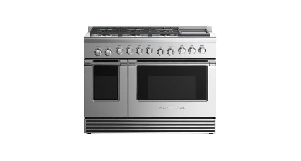 Fisher Paykel Rdv2-486gd-n N 48 Inch 6 Burners Dual Fuel Range With Griddle User Guide