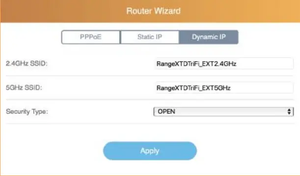 RANGEXTD TRIFI WiFi Booster - APPLY 1