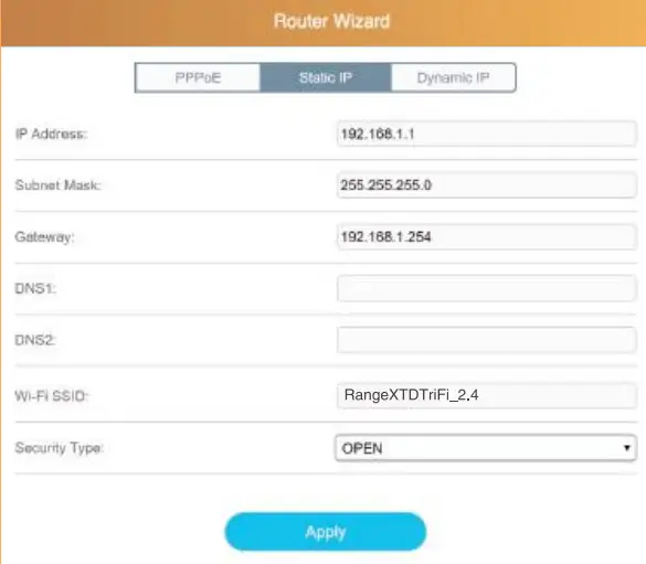 RANGEXTD TRIFI WiFi Booster - APPLY 3