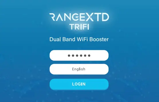 RANGEXTD TRIFI WiFi Booster - passwarod