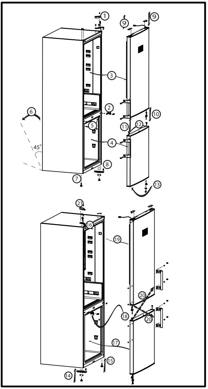 Blomberg BRFB1045, BRFB1532, BRFB1542 Refrigerator - Fig 9